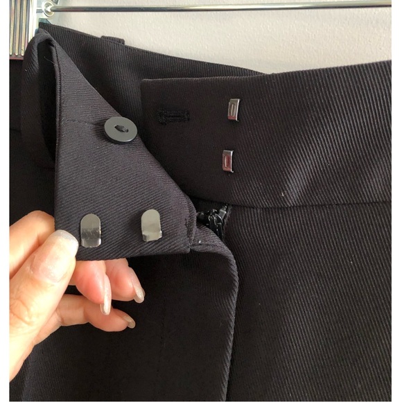 & Other Stories Wide Flared Trousers in Black - Picture 5 of 7